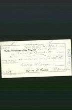 Wakefield, Massachusetts Payment Voucher - Ferris L Brackett