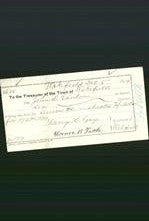 Wakefield, Massachusetts Payment Voucher - John L Sanborn