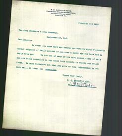 Letterhead - E.C. Abdill's Sons