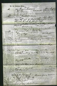 Court of Common Pleas - Mary Stones, Eliza Barrington and Elizabeth Cundift-Original Ancestry