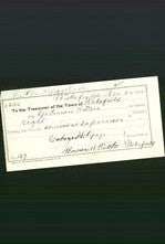 Wakefield, Massachusetts Payment Voucher - Gilman P Dore