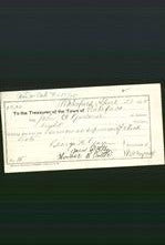 Wakefield, Massachusetts Payment Voucher - John F Garland