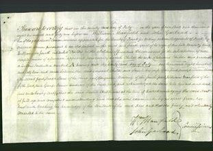 Deed by Married Women - Sarah Childs-Original Ancestry