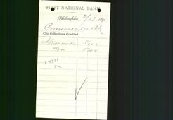 Bank Letterhead - First National Bank