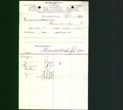Bank Letterhead - First National Bank