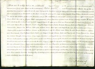 Deed by Married Women - Eliza Moate, Hannah Maples and Margaret Maples-Original Ancestry
