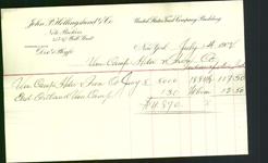 Letterhead - John P. Hollingshead & Co.