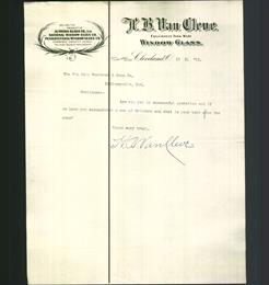 Letterhead - H.B. Van Cleve