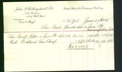 Letterhead - John P. Hollingshead & Co.