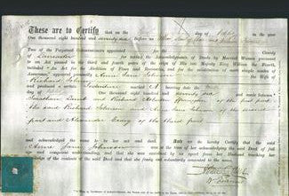Deed by Married Women - Anne Jane Johnson-Original Ancestry