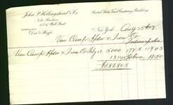 Letterhead - John P. Hollingshead & Co.