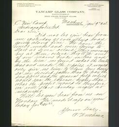 Letterhead - VanCamp Glass Company