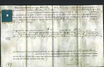 Deed by Married Women - Elizabeth Jane Westaway-Original Ancestry
