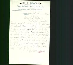 Business Letterhead - C. A. Woods