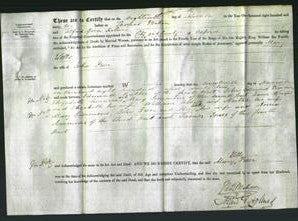 Deed by Married Women - Mary Wells Freer-Original Ancestry