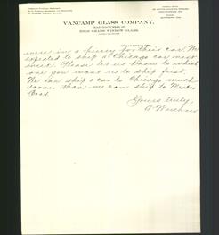 Letterhead - VanCamp Glass Company