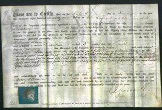 Deed by Married Women - Ann Allan-Original Ancestry