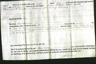 Deed by Married Women - Ann Cave-Original Ancestry