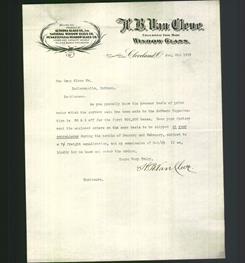 Letterhead - H.B. Van Cleve