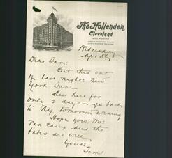 Letterhead - The Hollenden Cleveland
