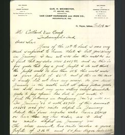 Letterhead - Gus H. Wehmeyer