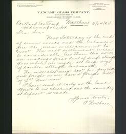 Letterhead - VanCamp Glass Company