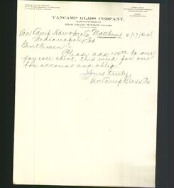 Letterhead - VanCamp Glass Company