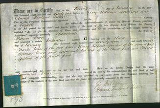 Deed by Married Women - Susannah Green-Original Ancestry