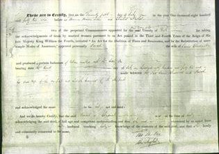 Deed by Married Women - Sarah Chadwick-Original Ancestry