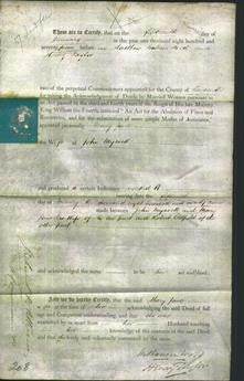 Deed by Married Women - Mary Jane Mycock-Original Ancestry
