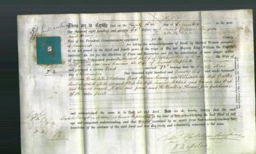 Deed by Married Women - Elizabeth Sherring, Eliza Nicholas and Emma Shepherd-Original Ancestry
