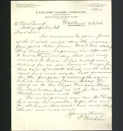 Letterhead - VanCamp Glass Company