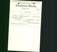 Bank Letterhead - Coalport Bank