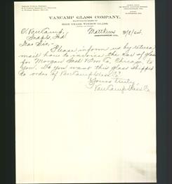 Letterhead - VanCamp Glass Company