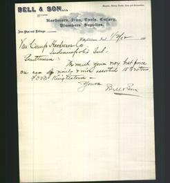 Letterhead - Bell & Son