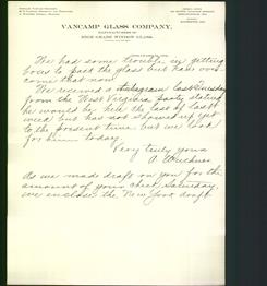 Letterhead - VanCamp Glass Company