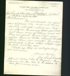 Letterhead - VanCamp Glass Company