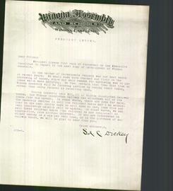 Letterhead - Winona Assembly and Schools