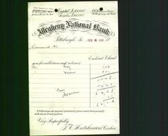 Bank Letterhead - Allegheny National Bank