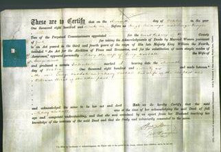 Deed by Married Women - Mary Woodall-Original Ancestry