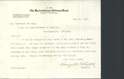 Letterhead - The Hackettstown National Bank