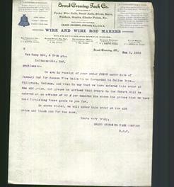 Letterhead - Grand Crossing Tack Co.