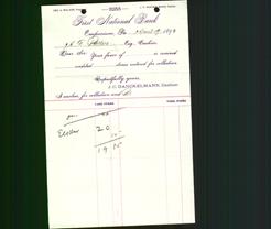 Bank Letterhead - First National Bank