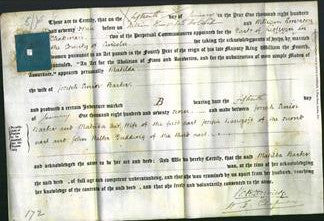 Deed by Married Women - Matilda Barber-Original Ancestry