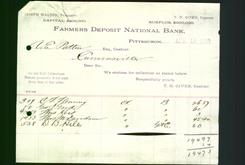 Bank Letterhead - Farmers Deposit National Bank