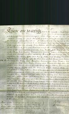 Deed by Married Women - Dorothea Bold Hoghton-Original Ancestry