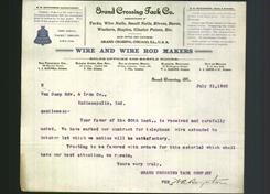 Letterhead - Grand Crossing Tack Co.