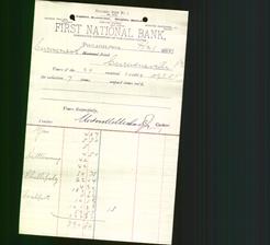 Bank Letterhead - First National Bank