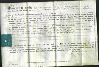 Deed by Married Women - Esther Groome-Original Ancestry