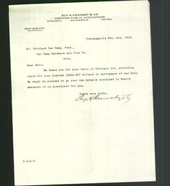 Letterhead - Guy H. Kennedy & Co.